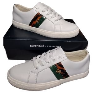 Ralph Lauren Women's Shoes Janson 2 SK-VLC Fabric, White